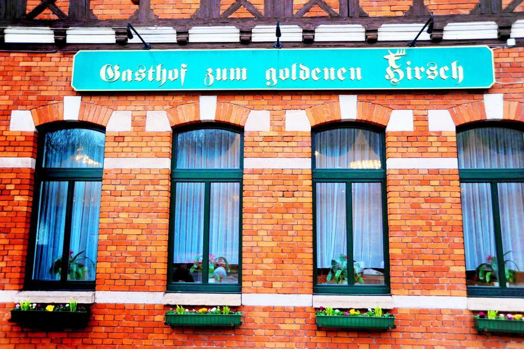 Hotel Zum Goldenen Hirsch Sankt Kilian 외부 사진