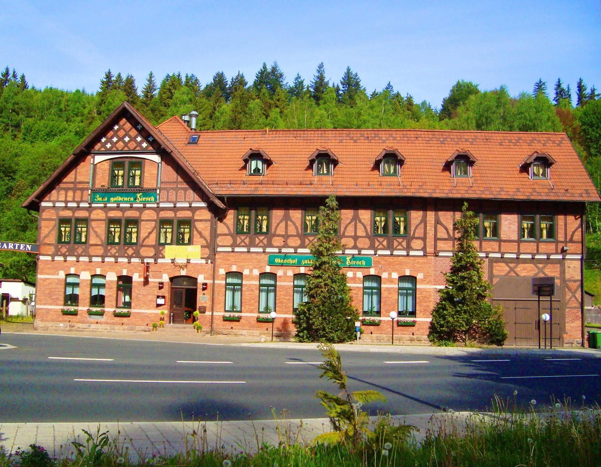 Hotel Zum Goldenen Hirsch Sankt Kilian 외부 사진